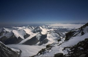 View from about 7900 m
