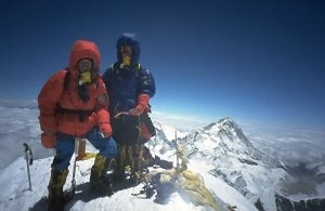 Hartmut and Claudia on the summit
