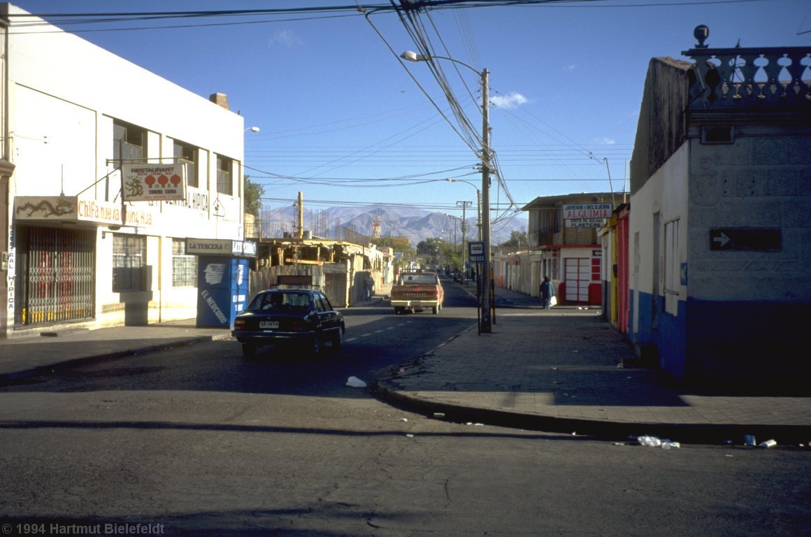Straßenszene in Calama