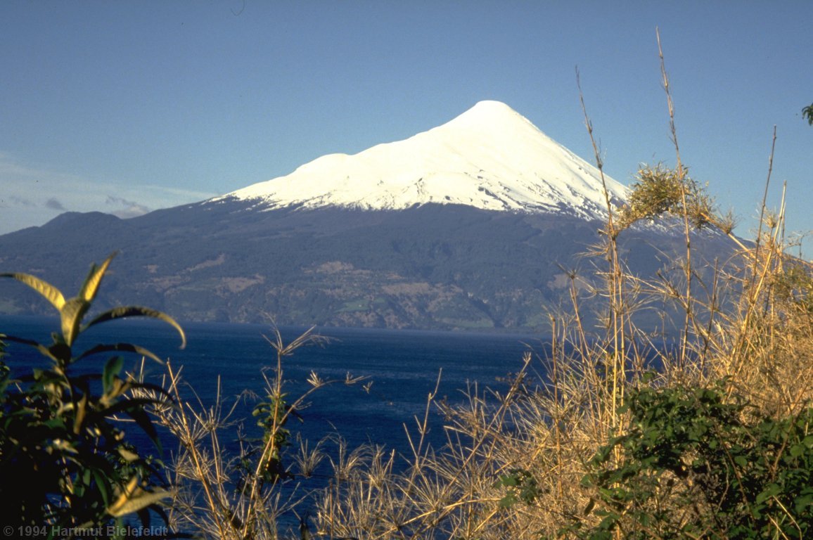 Volcano Osorno above Lago Llanquihue