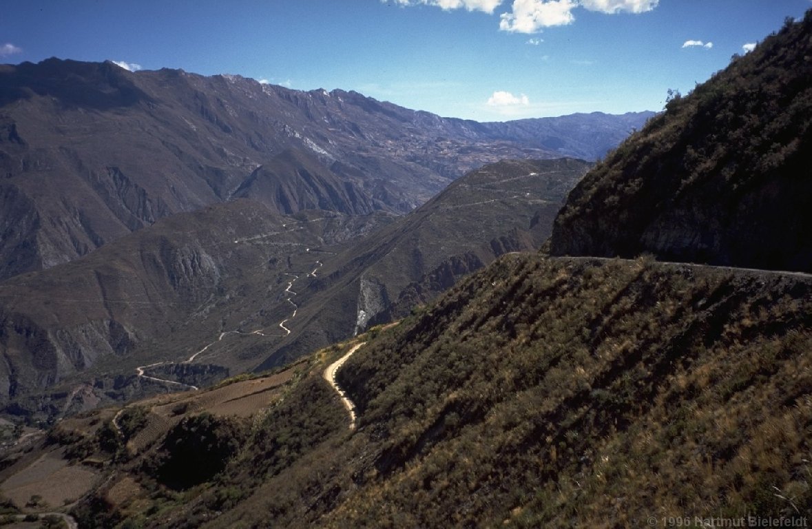 The transport back to La Paz on this road network is another adventure, but it can become even worse...