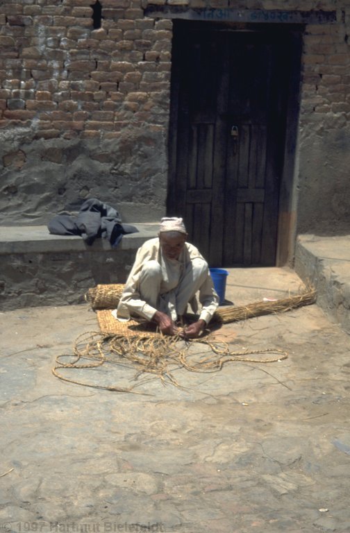 Kleinhandwerk in Kirtipur