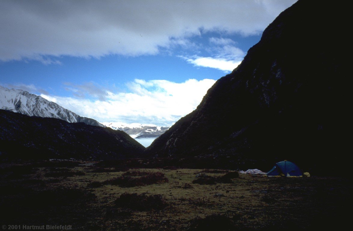 Back in basecamp. Soon the cloud worm will arrive.