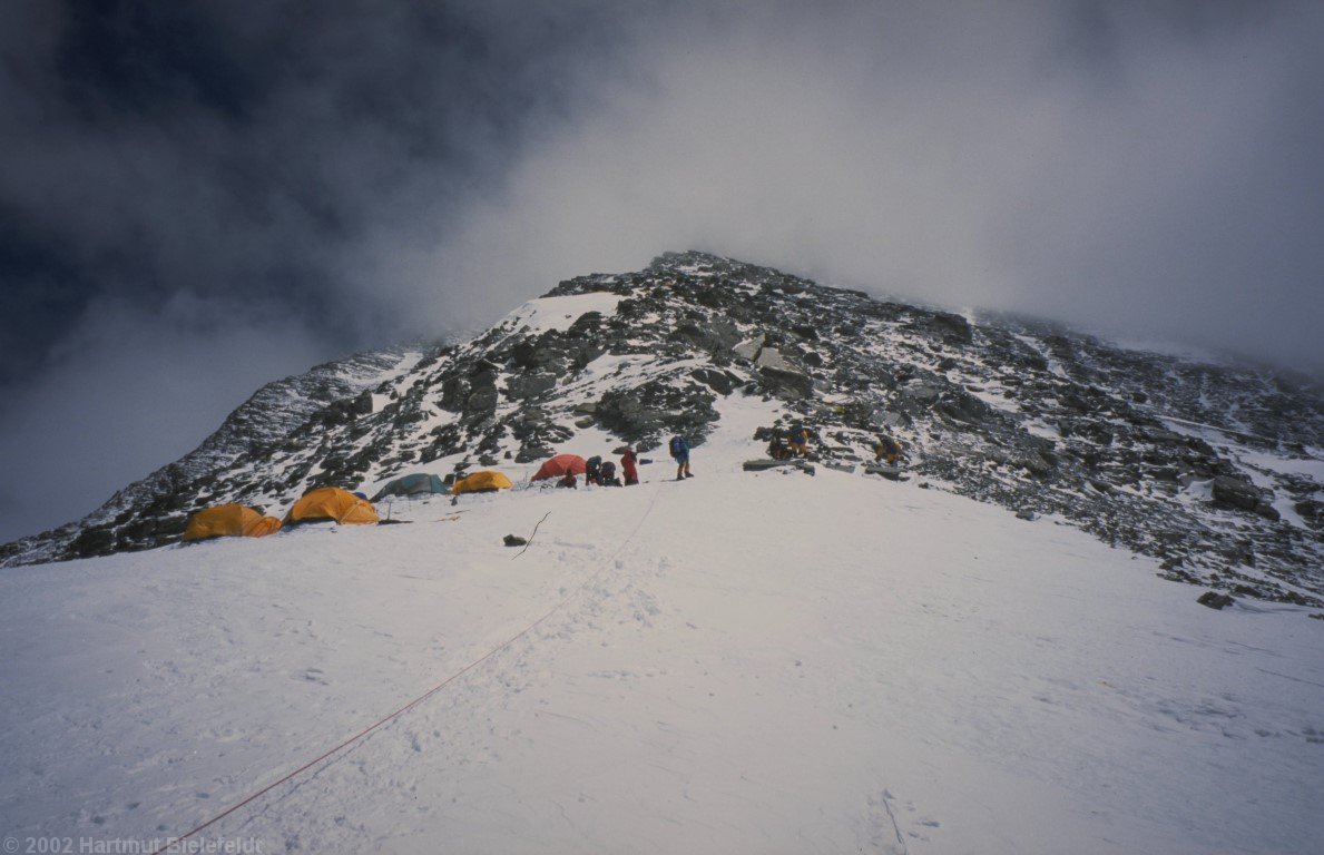 lower camp 2 at 7560 m