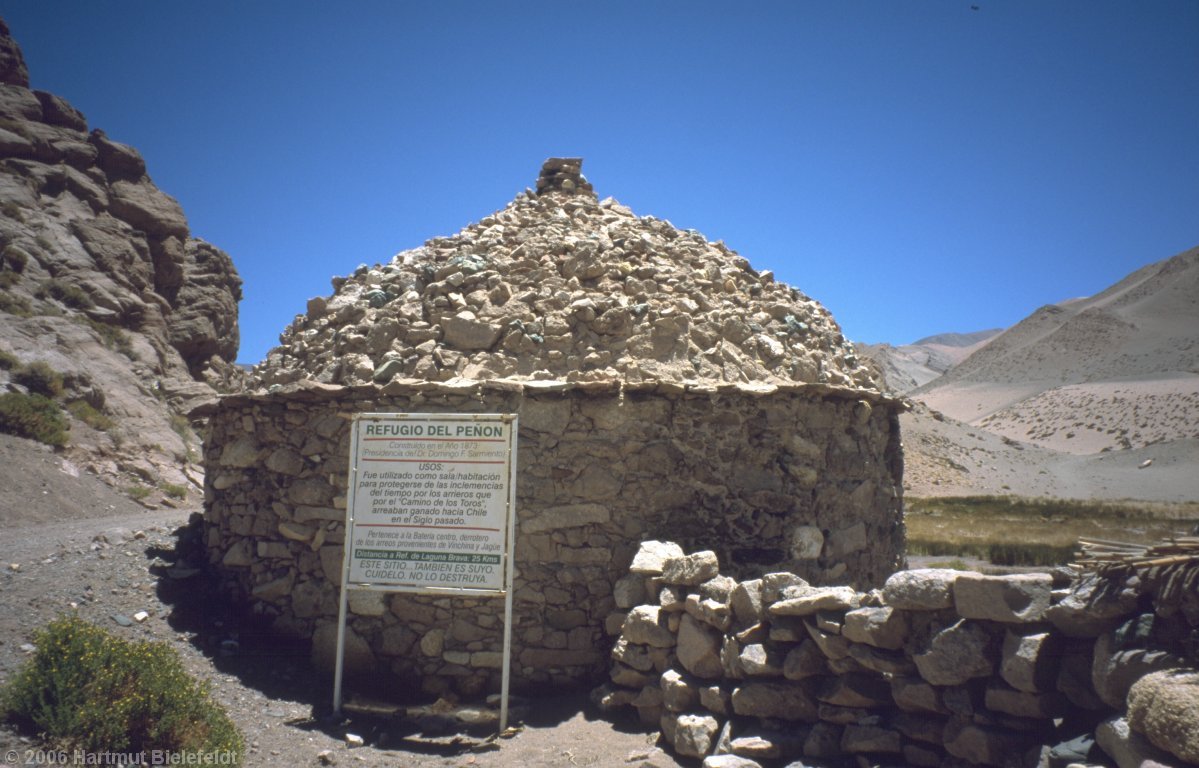 Refugio del Peñón (3600 m)