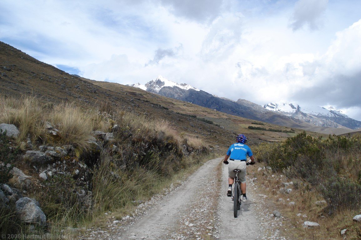 biking above Huaraz