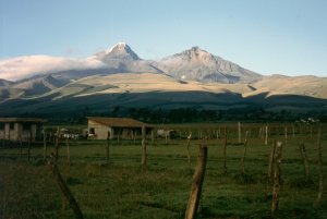 The two Ilinizas during a short good weather time