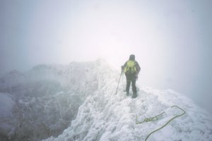 Summit ridge of Iliniza Sur