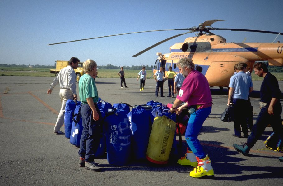 In Taschkent wird umgestiegen