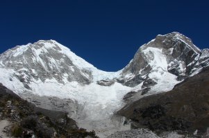 Die beiden Huascarans von hinten gesehen