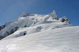 at the saddle: still 450 height meters to Pisco