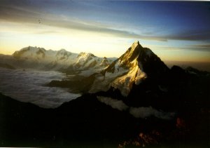 at dawn, Matterhorn close to us