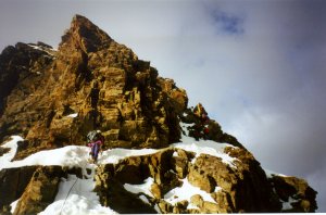 erster Fels oberhalb der Fuorcla