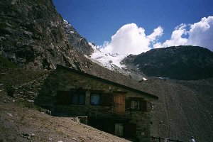 At Rifugio Aosta