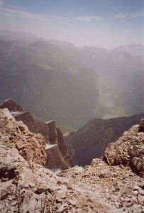 Blick von der Mittelspitze auf Königs- und Obersee