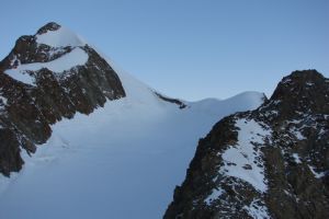 Aiguille de Tré-la-Tête, vom Petit Mont Blanc gesehen