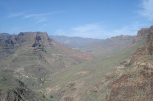 Mirador de Fataga, jetzt geht es wirklich nur noch bergab