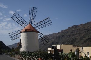 die Windmühle von Mogán