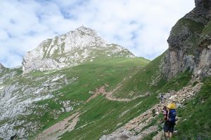 in der Querung zur Hochiss