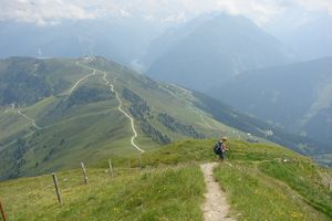 Auf dem Rückweg sieht man etwas mehr Gegend.