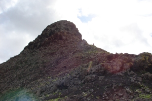 Gipfelaufbau des Roque
