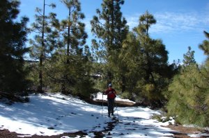 Auf 2000 m liegt noch Schnee