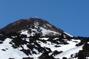 Der Teide stt Gaswlkchen aus