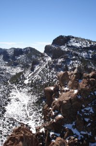 Von den Roques schauen wir zur Montaa del Cedro hinber
