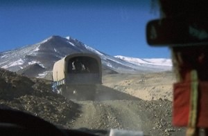 On the way to the base camp