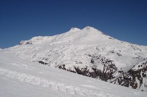 Elbrus vom Cheget aus gesehen