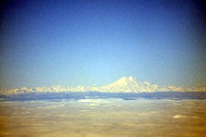 Elbrus seen from the plane