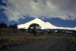 Vulkan Llaima, 3100 m