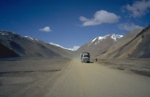 on the way in Tibet