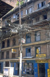 Stromversorgung in Kathmandu