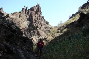 Am Anfang der Schlucht