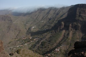 Masca, Passatwolken von Norden