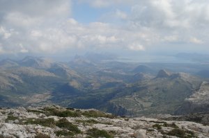 Aussicht auf Formentor und Port dAlcudia