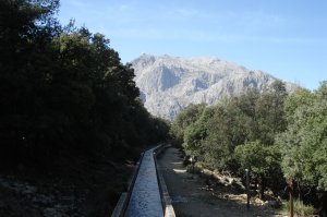 An der Wasserleitung auf den Puig Major zu