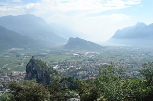 Aussicht auf Arco und den Gardasee