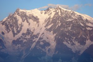 Monte Rosa am Morgen