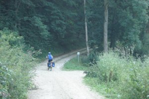 Der Weg aus dem Tal auf die Hochfläche