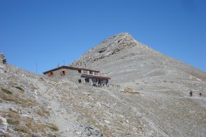 Hütte SEO: Zum Profitis Ilias sind es nur hundert Höhenmeter