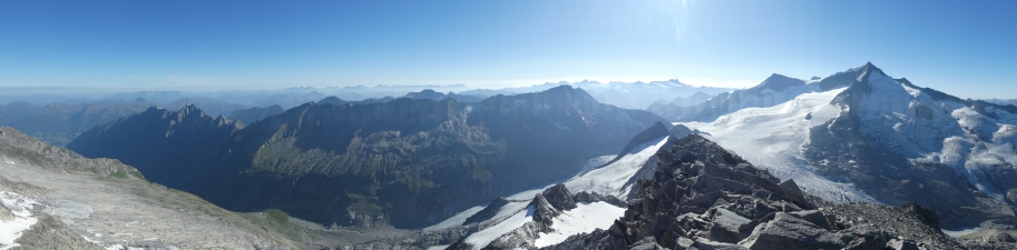 Gipfelaussicht: Großglockner, Großvenediger