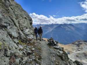 Querung oberhalb der unteren Rinne