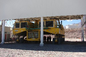 Transport vehicle for the telescopes