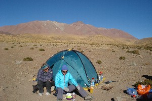 Campsite at Láscar