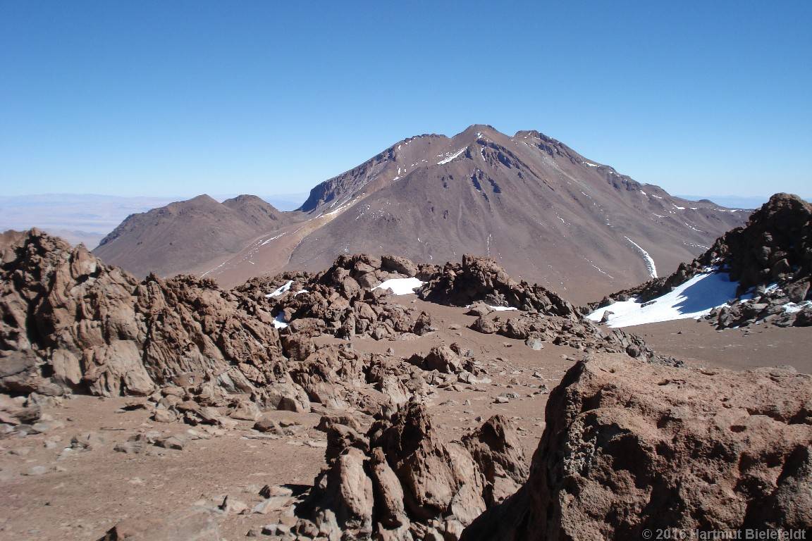 Auf dem Gipfel des Cerro Corona (5291 m)