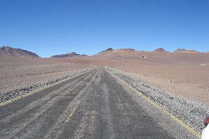 Straße zum Paso de Jama