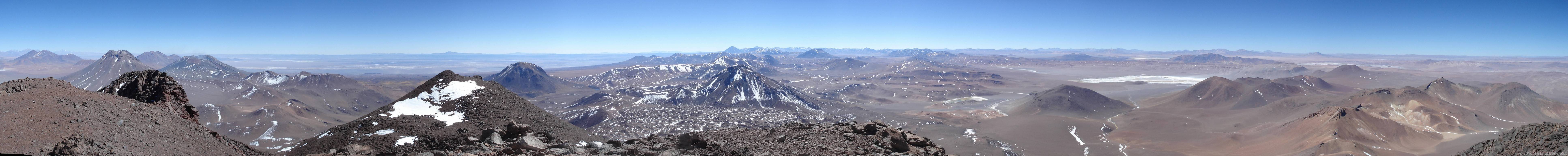 Aussicht von West �ber Nord bis S�dost