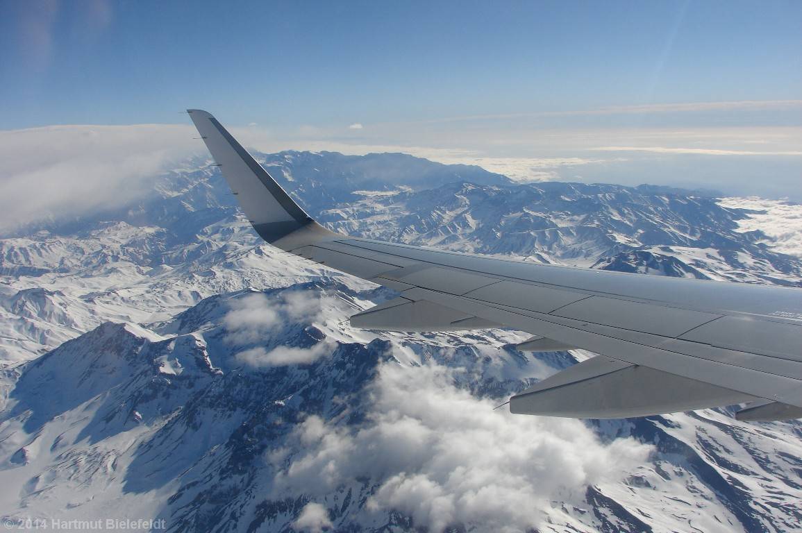 R�ckreise: die Anden bei Santiago